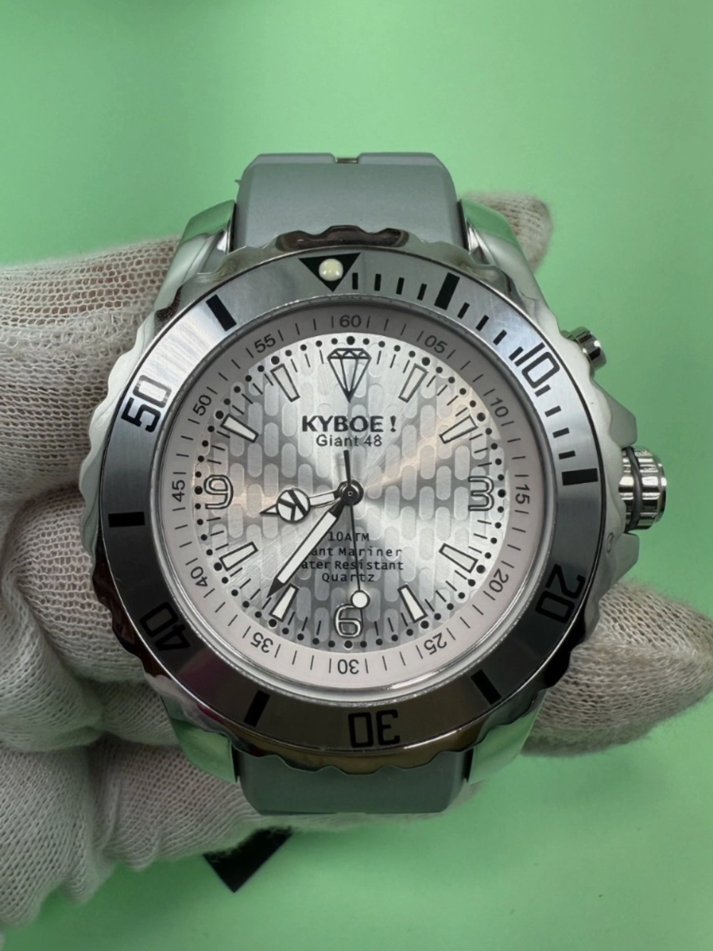 KYBOE! Giant Mariner 48mm Watch Gray Water Resistance Quartz Watch SC13.48-001
